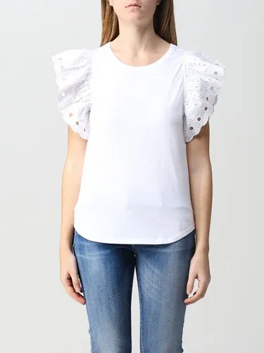 T-shirt See By Chloé in cotone con ricami (101250368)