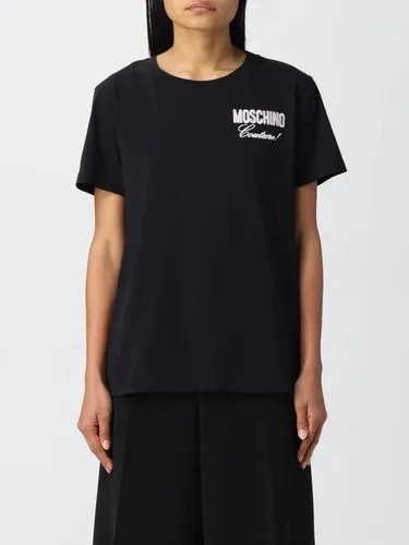 T-shirt Moschino Couture in cotone con logo (57256591)