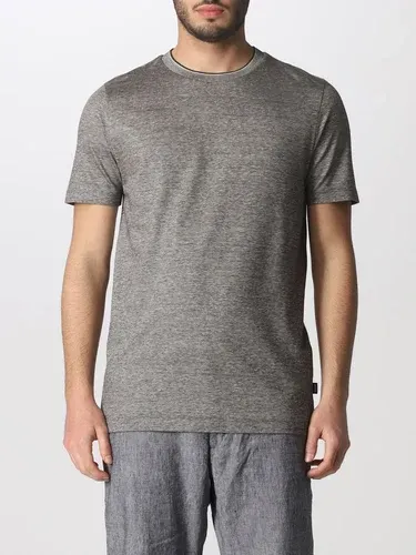 T-shirt basic Boss in cotone e lino (57257056) T-shirt basic Boss in cotone e lino (57257056)