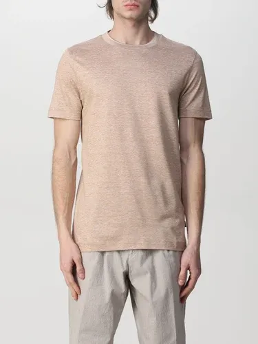 T-shirt basic Boss in cotone e lino (57257055)