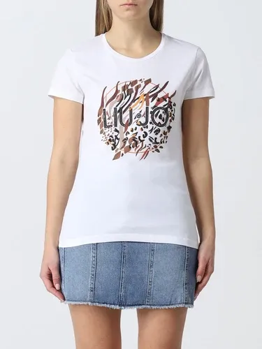 T-shirt Liu Jo con stampa e logo (57257142)