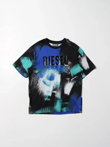 T-shirt Diesel in cotone stampata con logo (57299633)