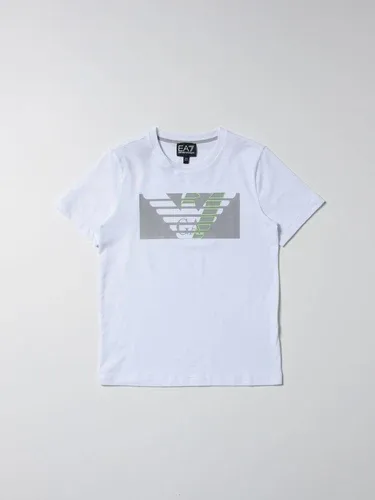 T-shirt EA7 in cotone con stampa aquila (57299657)