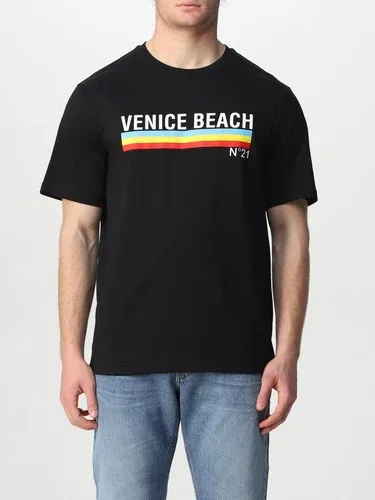T-shirt N° 21 con stampa e logo (57299681) T-shirt N° 21 con stampa e logo (57299681)