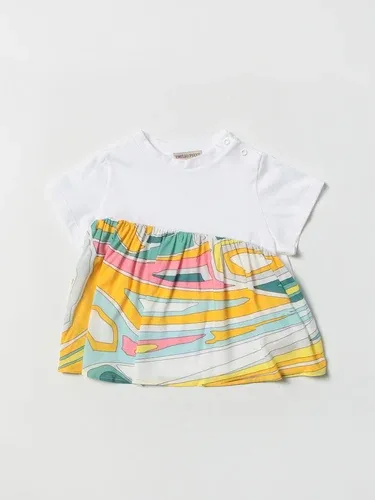 T-shirt Emilio Pucci in cotone con balza a stampa (57299850)