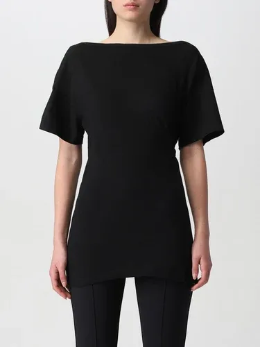 T-shirt N° 21 in cotone con drappeggio (57300084)