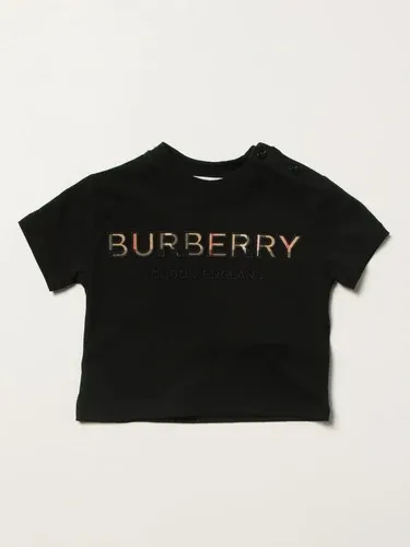 T-shirt Burberry in cotone con patch logo (57300357)