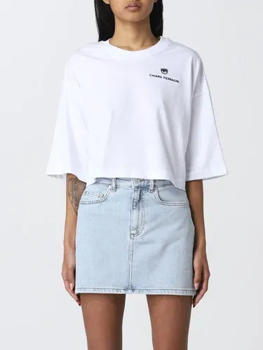T-shirt cropped Chiara Ferragni con logo (57300519) T-shirt cropped Chiara Ferragni con logo (57300519)