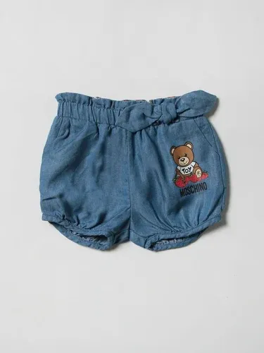 Pantaloncini MOSCHINO BABY Bambino colore Azzurro (57300992)