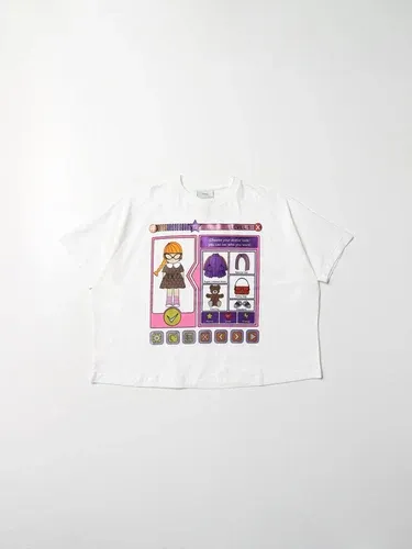 T-shirt Fendi con stampa grafica (57301264)
