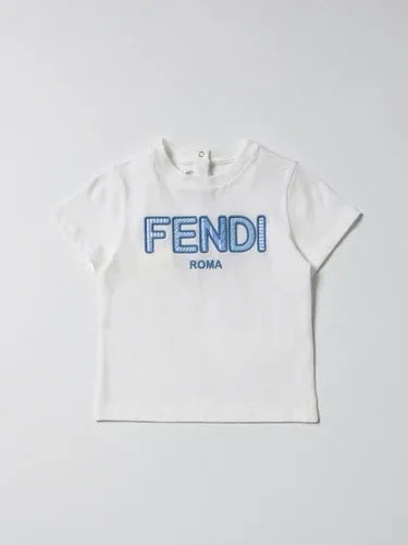 T-shirt Fendi in cotone con logo (57301375)