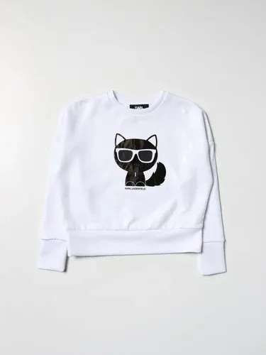 Maglia KARL LAGERFELD KIDS Bambino colore Bianco (57301562)