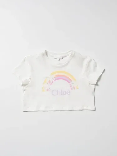 T-shirt Chloé con stampa logo (57301622)