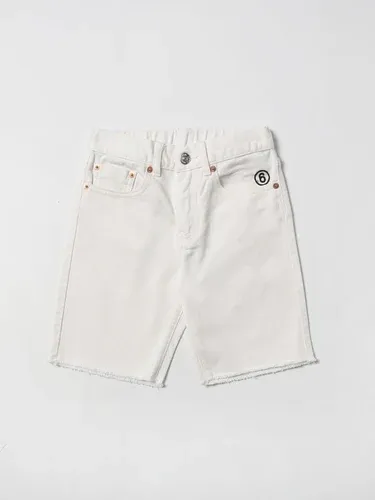 Pantaloncino MM6 MAISON MARGIELA Bambino colore Bianco (57301888) Pantaloncino MM6 MAISON MARGIELA Bambino colore Bianco (57301888)