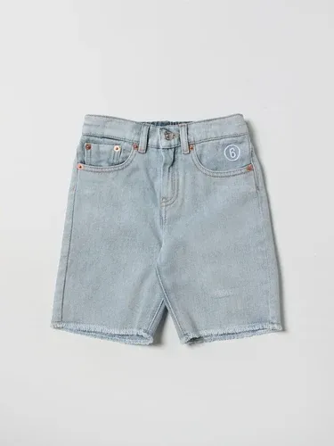 Pantaloncino MM6 MAISON MARGIELA Bambino colore Denim (57301919) Pantaloncino MM6 MAISON MARGIELA Bambino colore Denim (57301919)