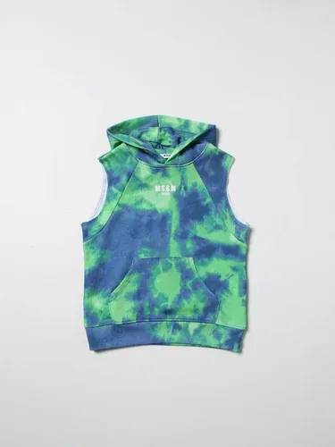 Gilet MSGM KIDS Bambino colore Blue (57302254)