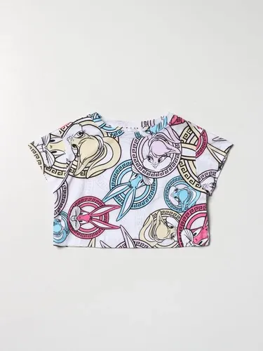 T-shirt cropped Monnalisa stampata (57302894)