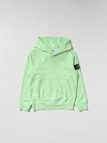 Felpa Stone Island Junior in cotone con logo (57399009) Felpa Stone Island Junior in cotone con logo (57399009)
