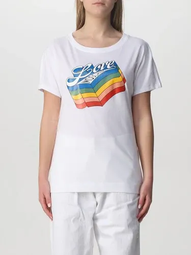 T-shirt Love Moschino in cotone con logo (57399029)