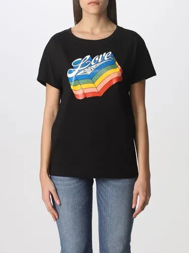 T-shirt Love Moschino in cotone con logo (57399030)