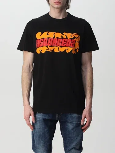T-shirt Dsquared2 in cotone con stampa logo (57399050)