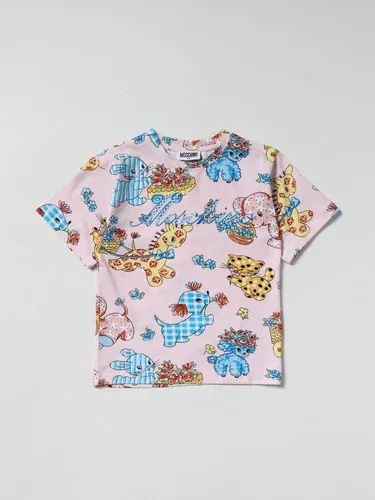 T-shirt Moschino Kid con stampe ll over (57400185)
