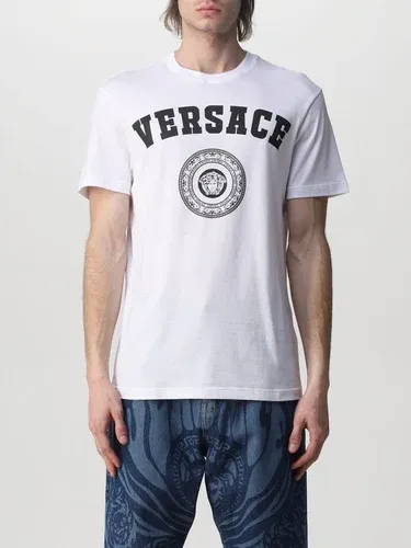 T-shirt Versace in cotone con logo (57400560)