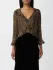 Blusa Saint Laurent con stampa leopardata (57422107)