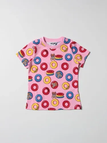 T-shirt Moschino Kid con stampe all over (57537019)