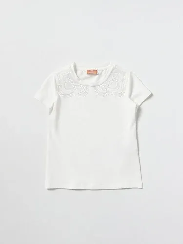 T-shirt basic Elisabetta Franchi con ricami (57463627)
