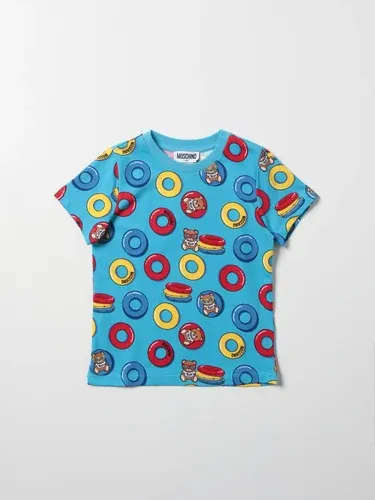 T-shirt Moschino Kid con stampe all over (57709332)