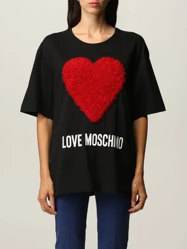 T-shirt Love Moschino in cotone con cuore (57561161)