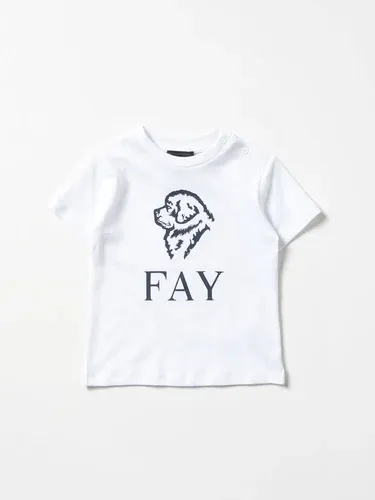 T-shirt Fay in cotone con logo (57299665)