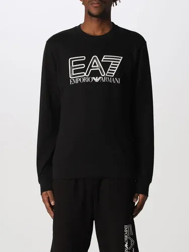 Felpa basic Ea7 con logo stampato (57575931)