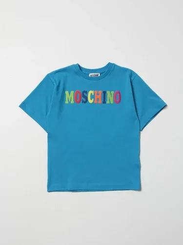 T-shirt Moschino Kid con stampa logo multicolor (57576029)