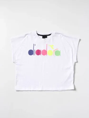 T-shirt cropped Diadora con logo (57600097)