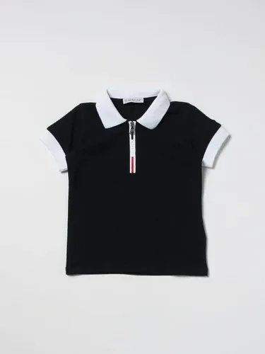 Polo Moncler in cotone con zip (57421703)