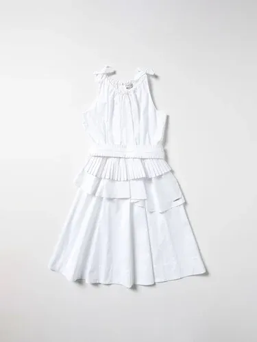 Abito Twinset in popeline con balze (57659029)