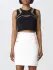 Top cropped Balmain in misti viscosa (57659061)