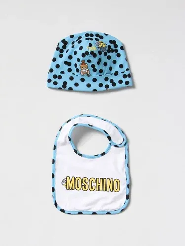 Set cappello + bavaglino Moschino Baby in cotone (57659392)