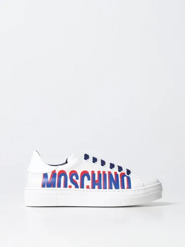 Sneakers Moschino Teen in pelle liscia (57659430)