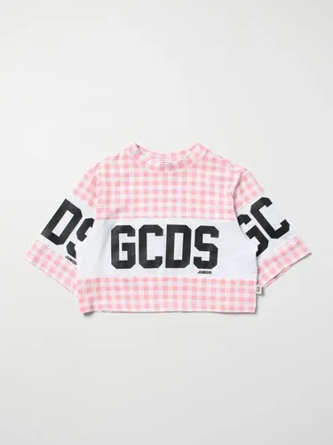T-shirt Gcds cropped con logo (57659723)