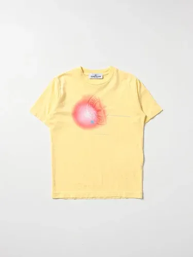 T-shirt Stone Island Junior con stampa logo (57659794)