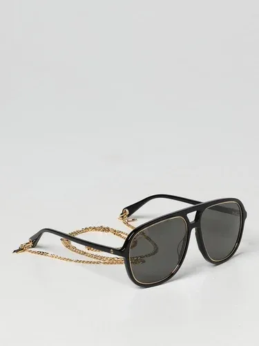 Occhiali da sole Gucci in acetato con catena (57660833)