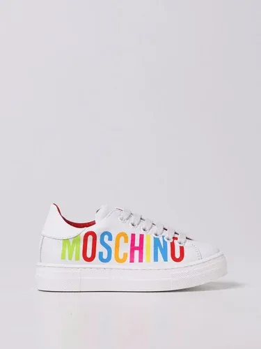 Sneakers Moschino Kid in pelle liscia (57661226)