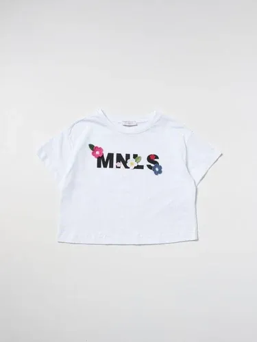 T-shirt cropped Monnalisa con logo (57661694)