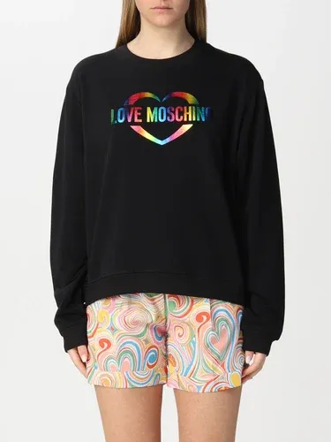 Felpa Love Moschino in cotone con logo (57690509)