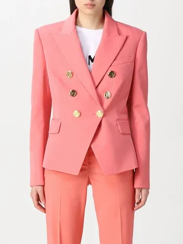 Blazer doppiopetto Balmain in lana (57690584)