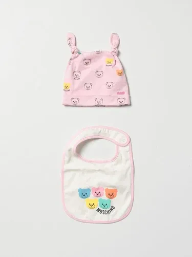 Set bavaglino + cappello Moschino Baby in cotone (57690675)