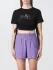 T-shirt cropped Gaëlle Paris con logo (106156864)